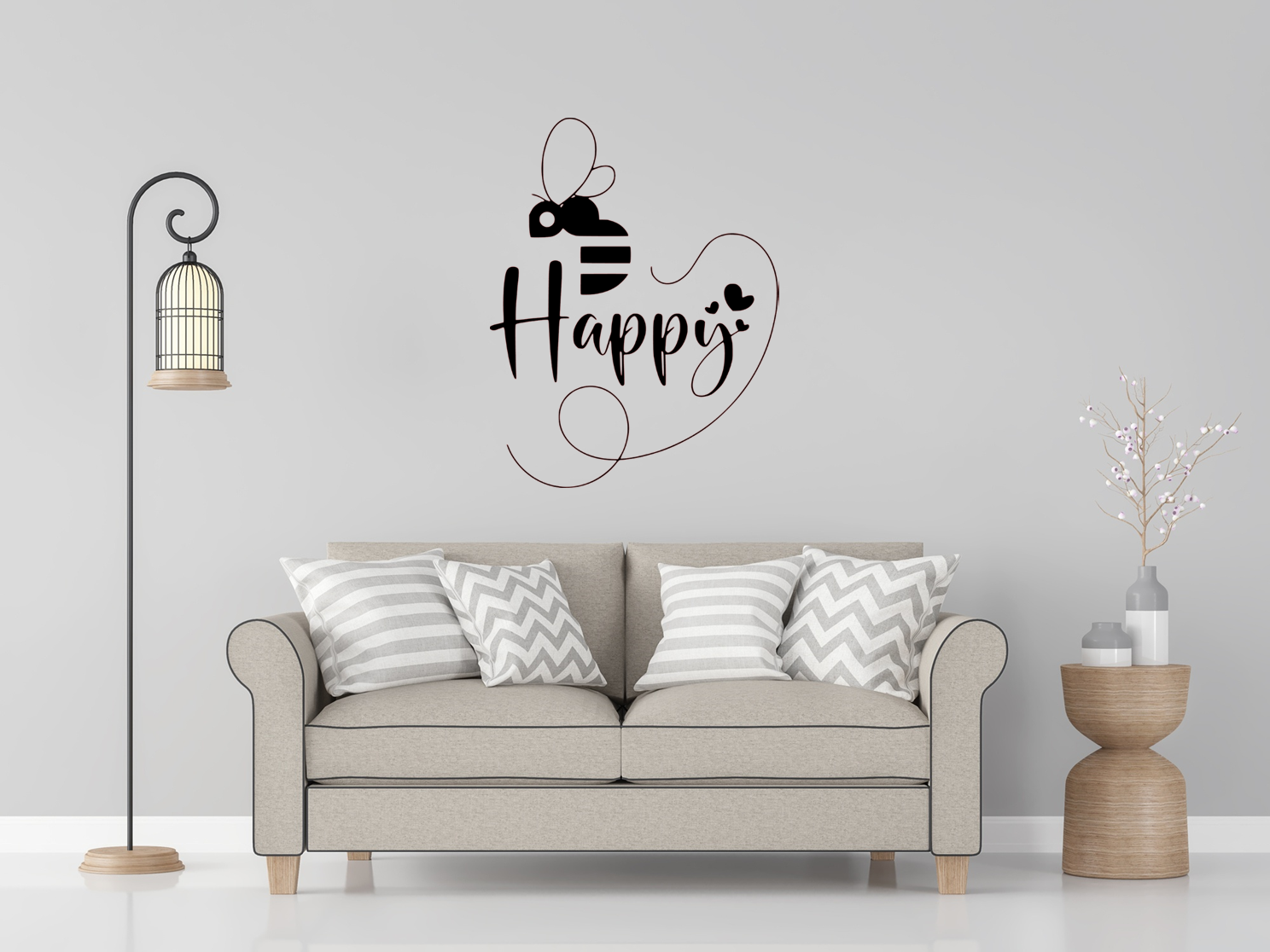 Be Happy Decal Stickers