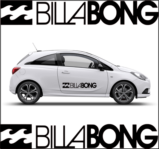 Billabong Car Logo | Car Graphic Sticker | Wonky Cow