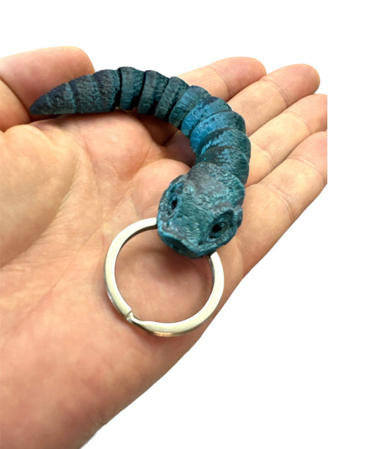 Hognose snake flexi keyring fidget toy