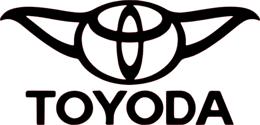 Toyoda Toyota Car Vinyl Sticker decal, van, funny jokes