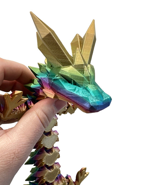 Crystal Dragon - Articulated flexi pet